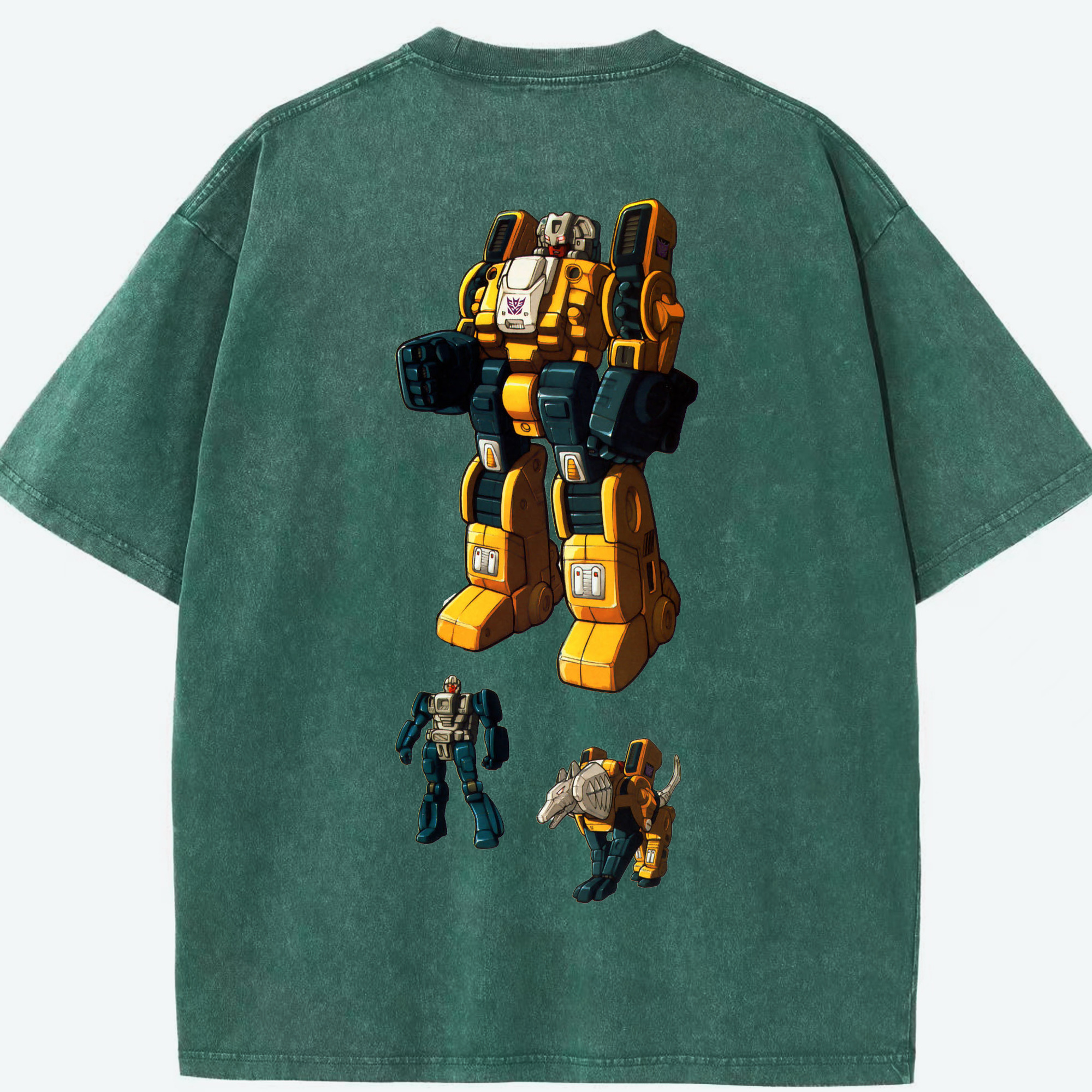 （画像用）  綿100% ヴィンテージ風 半袖Tシャツ（背面プリント）